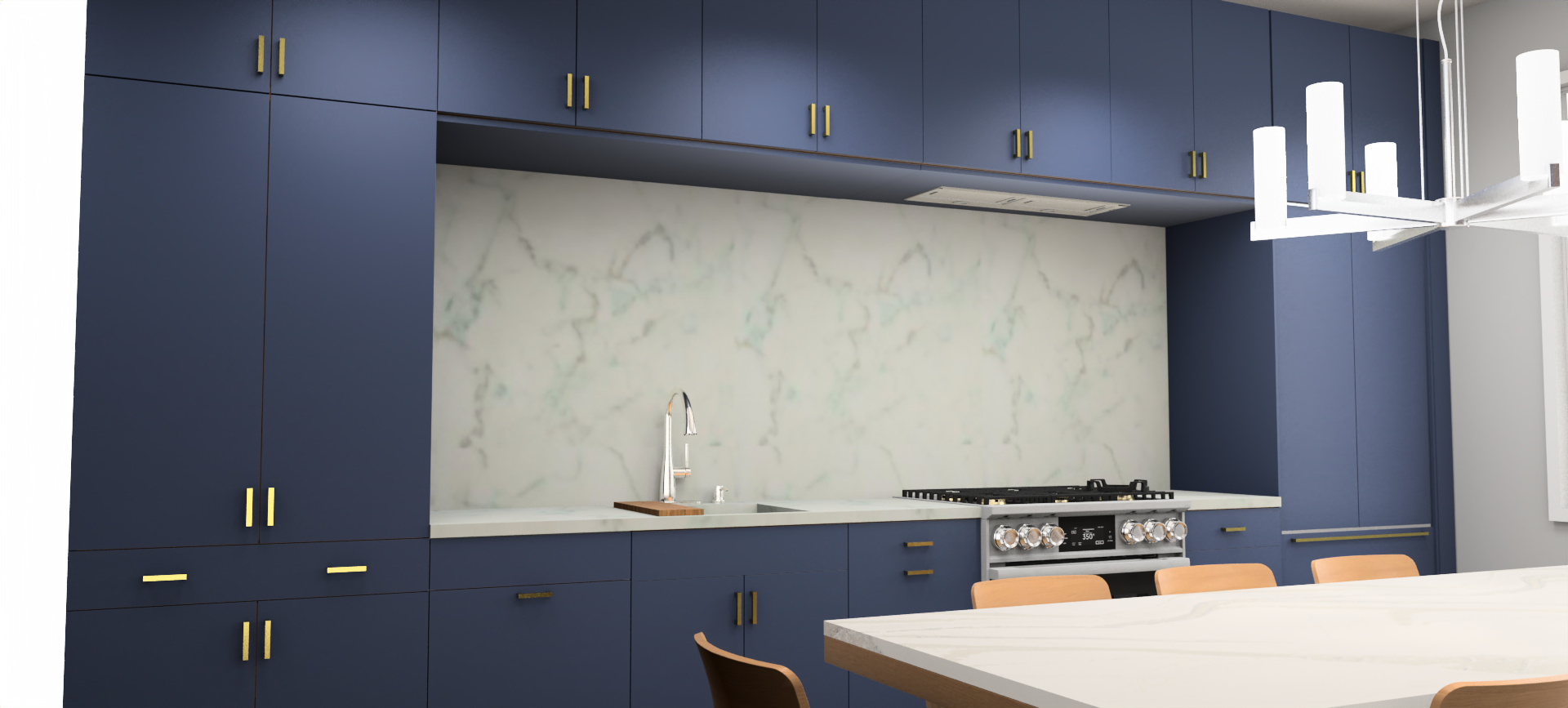 Blue kitchen 2