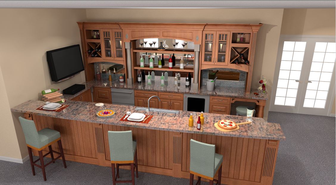 HAGERSTOWN KITCHENS BASEMENT WET BAR