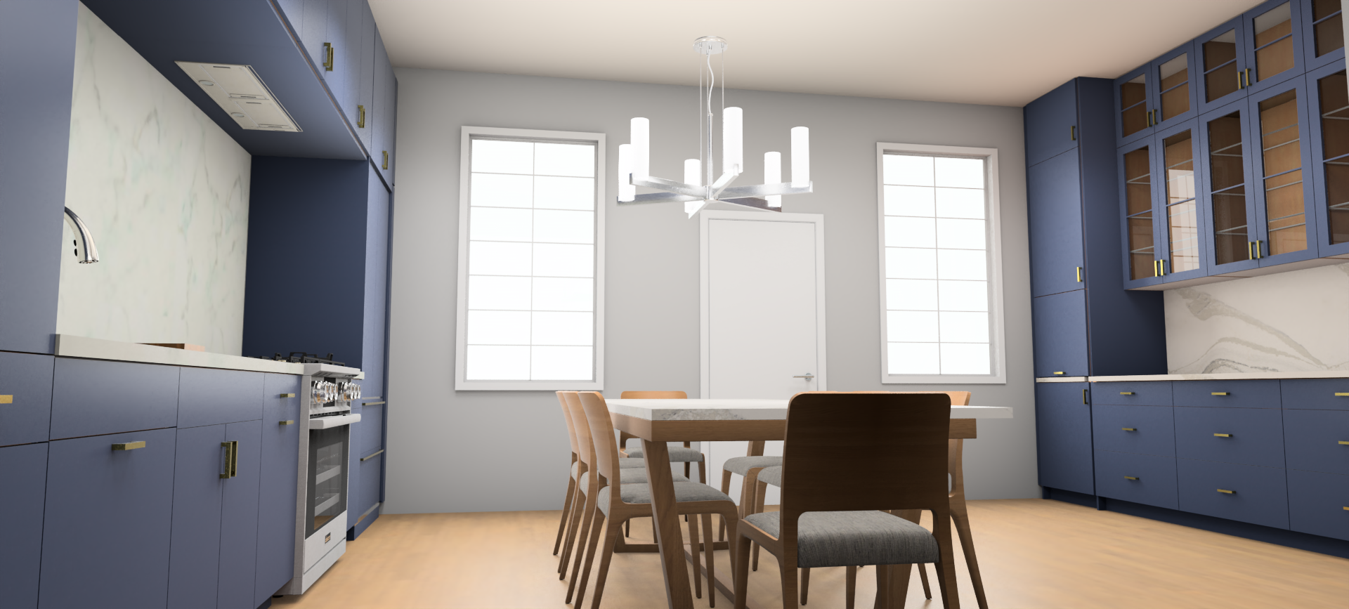 Blue Kitchen 1